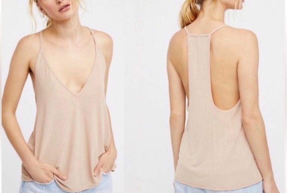 New without Tags Free People Intimately Slinky Slink Racerback Tank Top